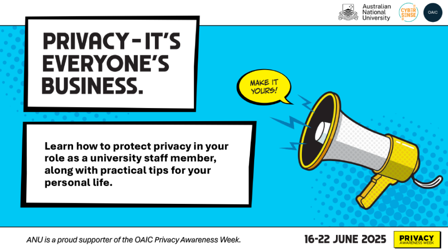 Privacy Awareness Week 2025 banner