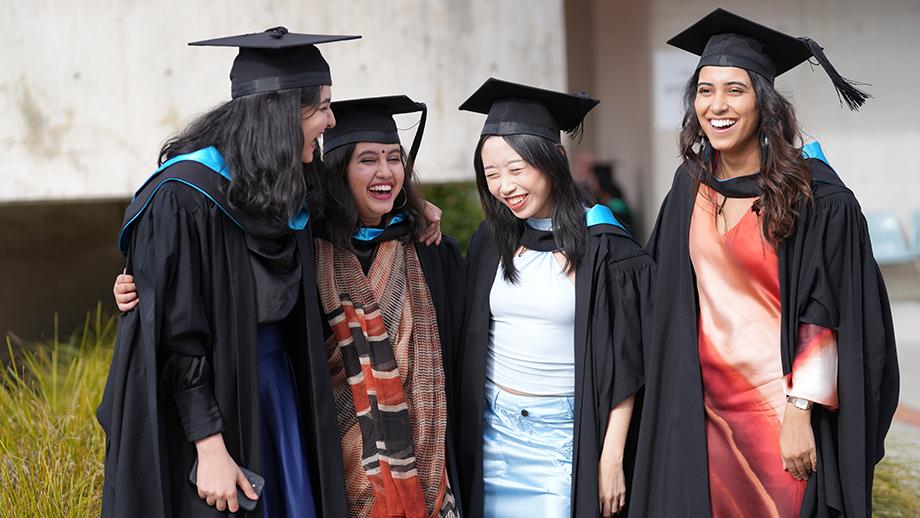 4 ANU student graduates
