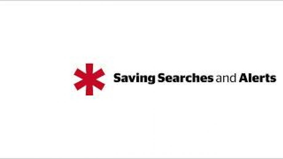 *Research Professional: Saving Searches and Creating Email Alerts
