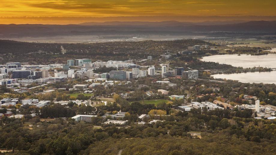 ANU Campus from Telstra Tower