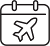 Plane and calendar