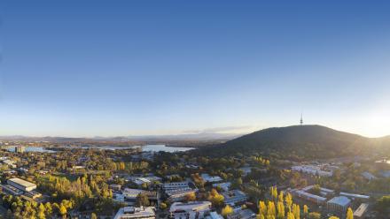 ANU campus aerial view